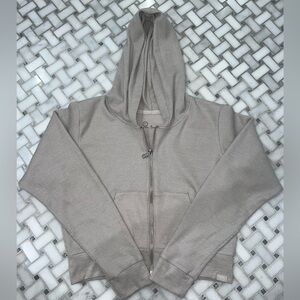Gilly Hicks Cropped Zip-up hoodie